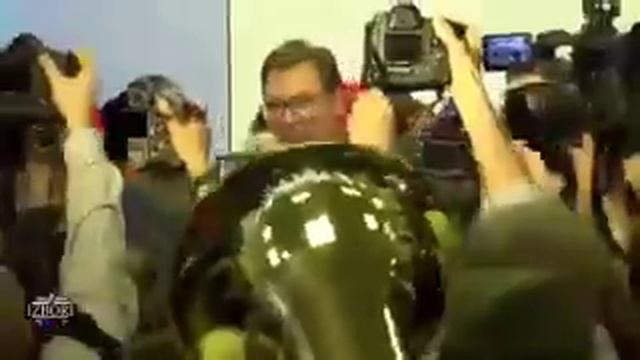 Калинка! Вучич победил на выборах смотреть онлайн