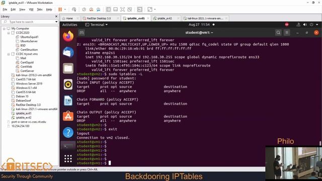 Backdooring IPTables - Philomena Gray смотреть онлайн
