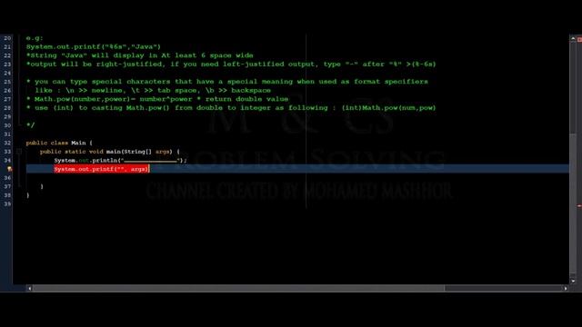Display Two Column Table Num | Num^2 Using printf | Java смотреть онлайн