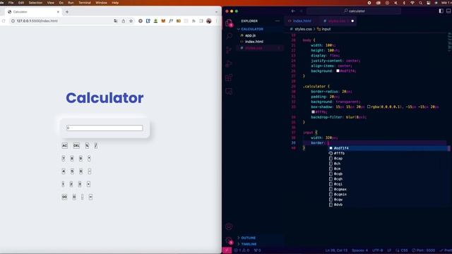 Build a Calculator App using HTML, CSS and JavaScript in 2023 смотреть онлайн