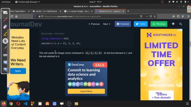 C++ vector Operations in Easy Way смотреть онлайн