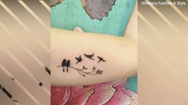 Simple & Cute Bird Tattoo Design Ideas For Girls 2023 | Small Bird Tattoos | Women's Tattoos! смотреть онлайн