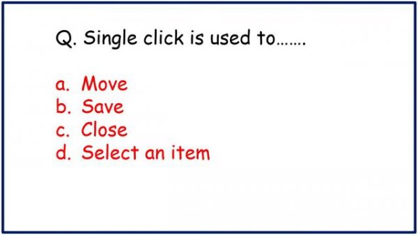COMPUTER OBJECTIVE QUESTION AND ANSWER | QUIZ | WORKSHEET FOR CHILDREN
