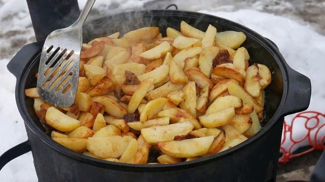 КАРТОШКА по ОХОТНИЧЬИ в КАЗАНЕ смотреть онлайн
