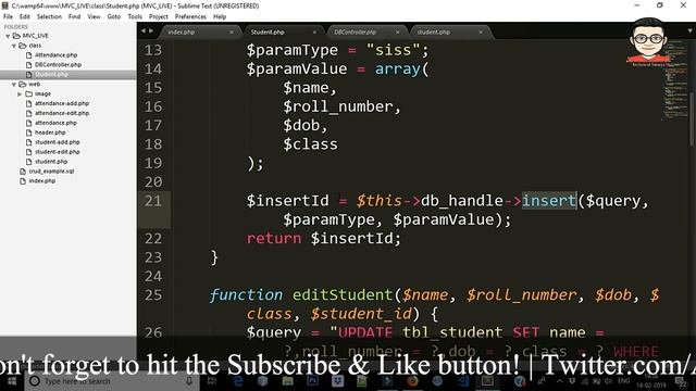 Attendance System - PHP Crud using OOPS and MVC | Student Entry & Update with MVC | Part-4 ?? смотреть онлайн