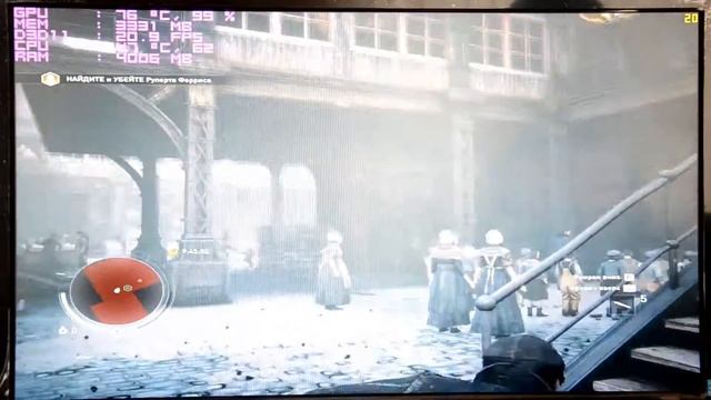 Assassin's Creed: Syndicate (FullHD): Core i5 6400 (8GB DDR3) + GTX970 смотреть онлайн