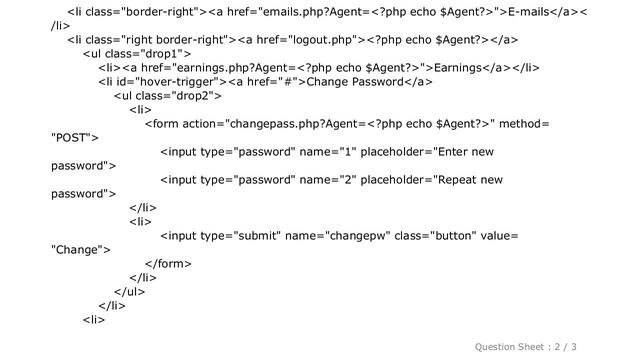 HTML : Show active navigation for current page with php смотреть онлайн