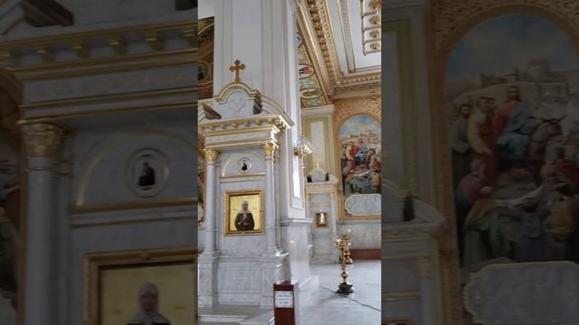 ODESSA: Spaso-Preobrazhensky Cathedral. The last day of 2021. смотреть онлайн