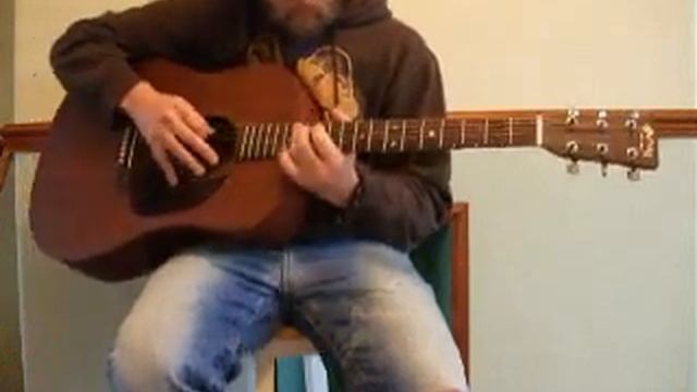 Live Forever Oasis Cover on Acoustic guitar with solo смотреть онлайн