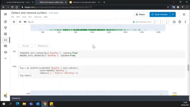 Detecção e remoção de outliers смотреть онлайн