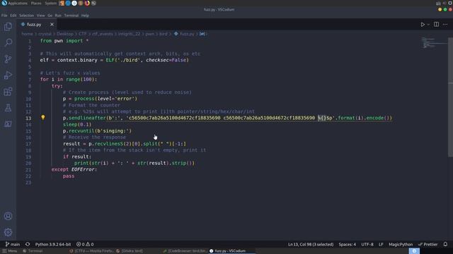 Bypassing Stack Canaries and NX/DEP (Ret2Lib-C) - Bird - [Intigriti 1337UP LIVE CTF 2022] смотреть онлайн