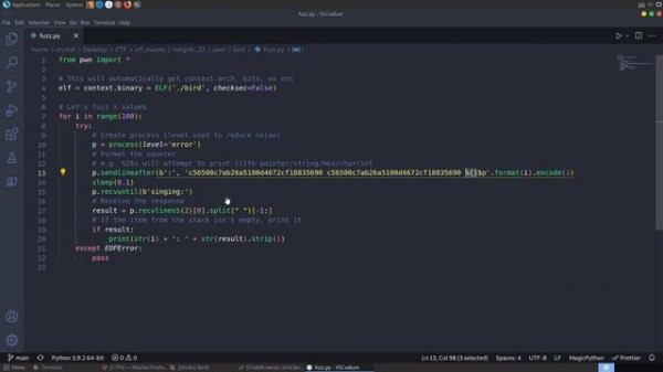 Bypassing Stack Canaries and NX/DEP (Ret2Lib-C) - Bird - [Intigriti 1337UP LIVE CTF 2022]