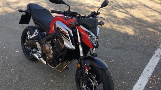 Honda Cb 650 F 2017 Start & Sound