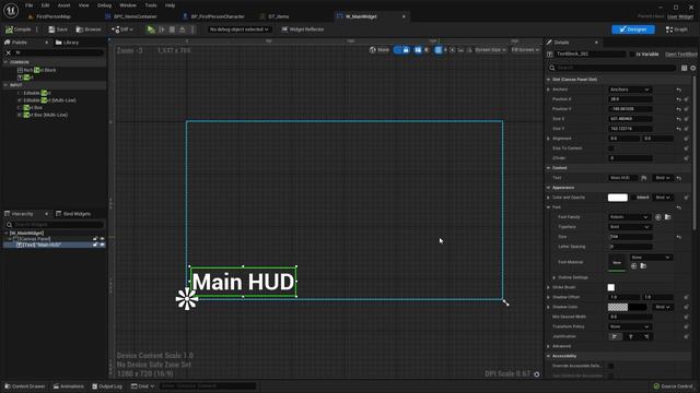 16 - Создание основного виджета HUD смотреть онлайн