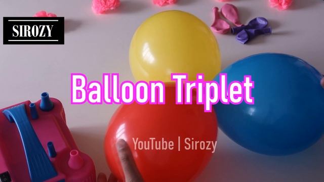 How To Tie Balloons Together | How To Make Balloon Duplet Triplet n Quad | Basic Balloon Decoration смотреть онлайн