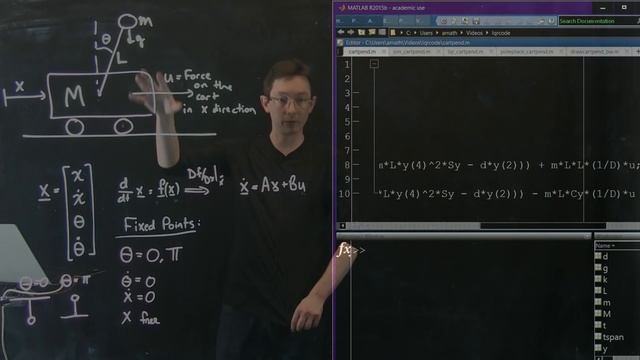 Inverted Pendulum on a Cart [Control Bootcamp] смотреть онлайн