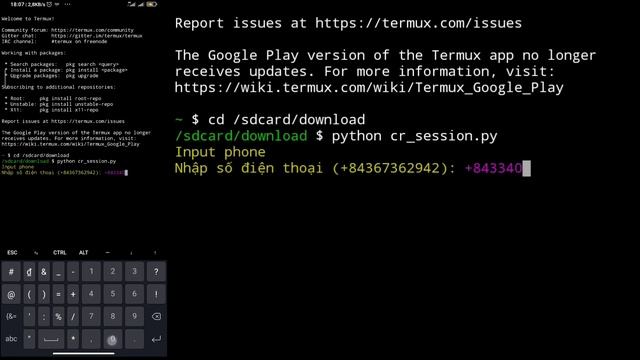 Tạo session Telegram để chạy tool - create session file смотреть онлайн