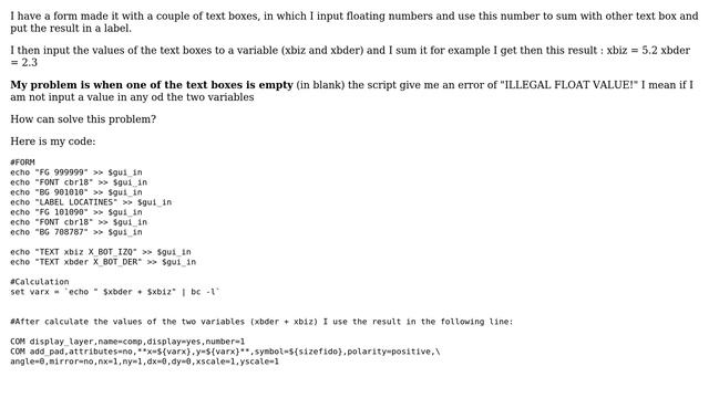 Unix & Linux: Illegal float value "error" c-shell смотреть онлайн