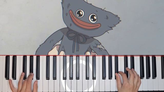 I'm not a monster - Poppy Playtime song | EASY Piano Tutorial смотреть онлайн