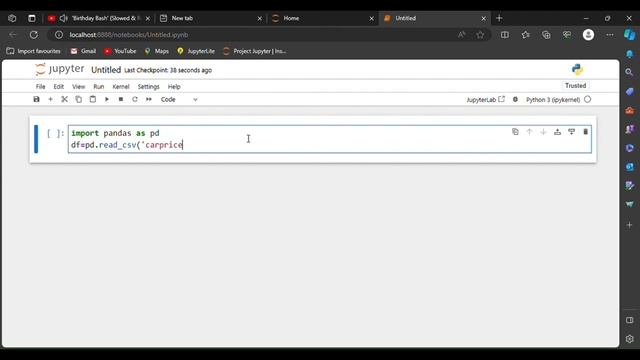 how to import CSV file in jupyter notebook. смотреть онлайн