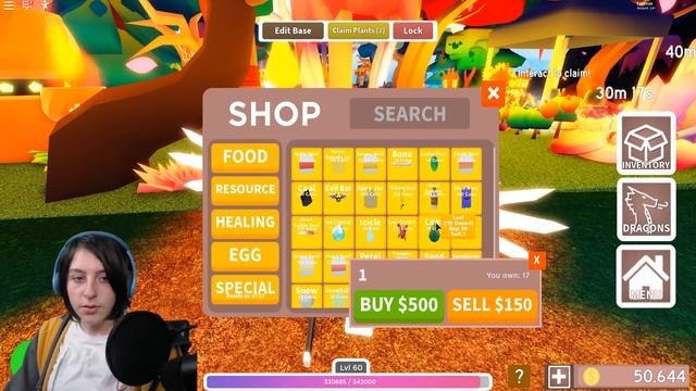 ROBLOX DRAGON ADVENTURES My BAD Decision!! Selling ALL my Inventory for COINS! How Much Money? смотреть онлайн