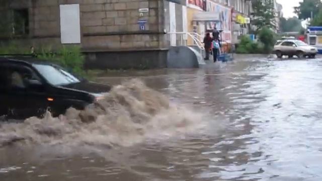 И снова потоп. Рубцовск. 03.07.2012 год. смотреть онлайн
