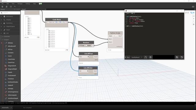 #7 Inspect - AllFalse/AllTrue | List | Dynamo API Python смотреть онлайн
