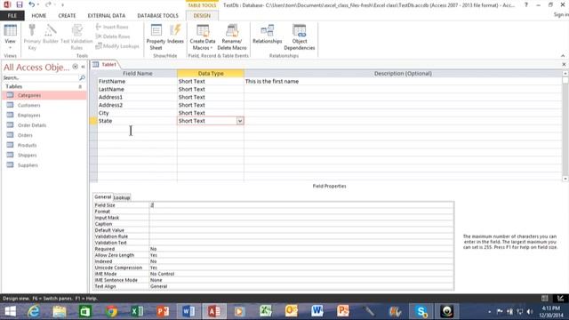 How to Create a table in Access from Scratch - Access 2007, 2010, 2013, 2016 смотреть онлайн