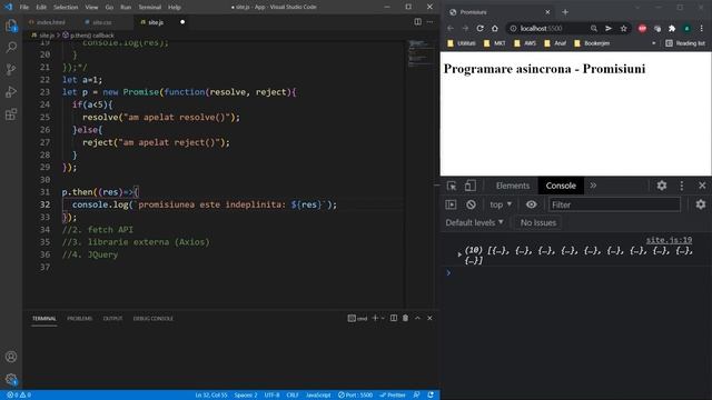 JS EP.46. Cum putem folosi promisiuni in Javascript? смотреть онлайн