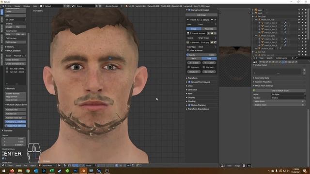 PES 2021 Facemaking Tutorial in Blender 2.79 with new MjTs-140914 Hair/Face Modifier смотреть онлайн
