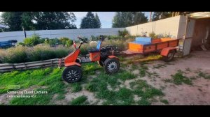 Самодельный мини трактор из мотоблока