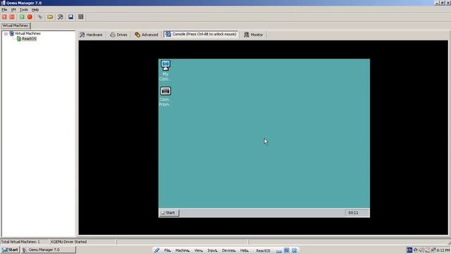Testing Qemu Manager 7.0 on ReactOS смотреть онлайн