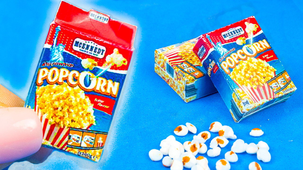 Мини Еда своими руками для Кукол 7 Идей как сделать миниатюрную еду из легкого пластилина смотреть онлайн