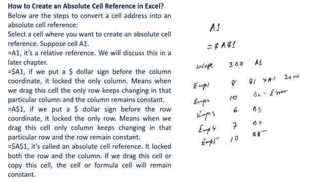 absolute cell reference in excel смотреть онлайн