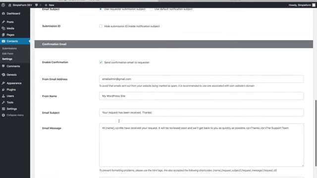 SimpleForm 1.8 Overview: the most friendly WordPress contact form plugin смотреть онлайн
