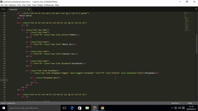 Bootstrap 4 Tutorial 34 - Nav Dropdowns смотреть онлайн