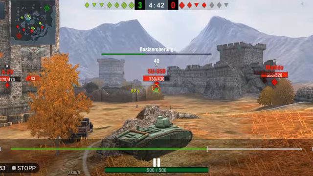 World of Tanks (Wot) Blitz B1 gameplay Android смотреть онлайн