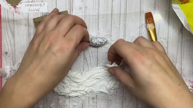 Ватная игрушки на елку Часы смотреть онлайн