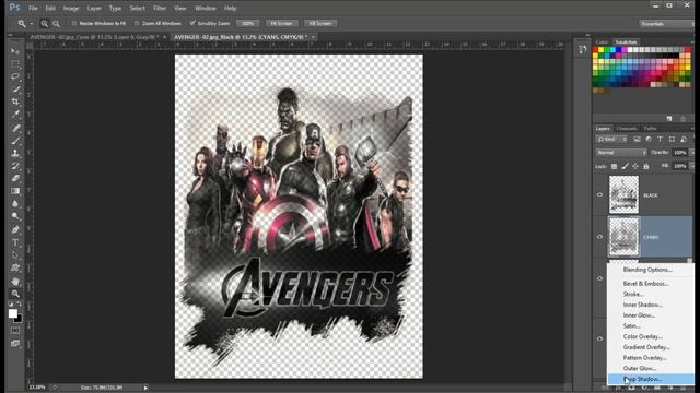 how to make C-M-Y-K color Separation in Photoshop Images-1 смотреть онлайн