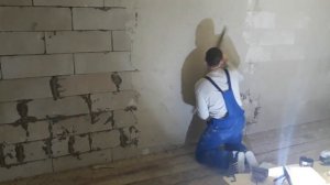 Штукатурим пеноблок быстро