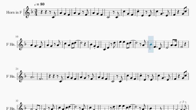 SUPER EASY Horn Sheet Music: How to play Le Festin by Camille смотреть онлайн