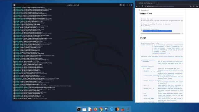 Linux Tool Sherlock - Profil Analyse Hacking Tool - DE смотреть онлайн