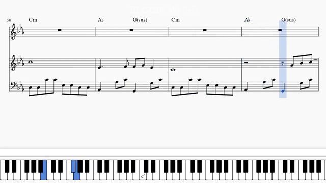 [Sweet Dreams] Eurythmics Keyboard Cover | Sheet Music | Tutorial | смотреть онлайн
