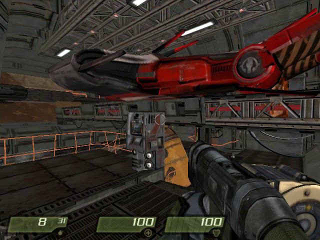 Прохождение Quake 4 Ангар #4