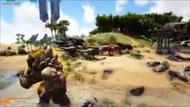 РЕЙД БАЗЫ - PVP ИВЕНТ НА PVE СЕРВЕРЕ - ARK Survival Evolved смотреть онлайн