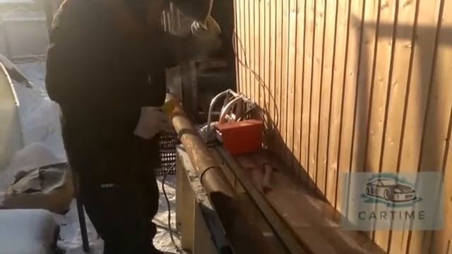 Сварка при -28 град. Торус 200 , справиться? смотреть онлайн