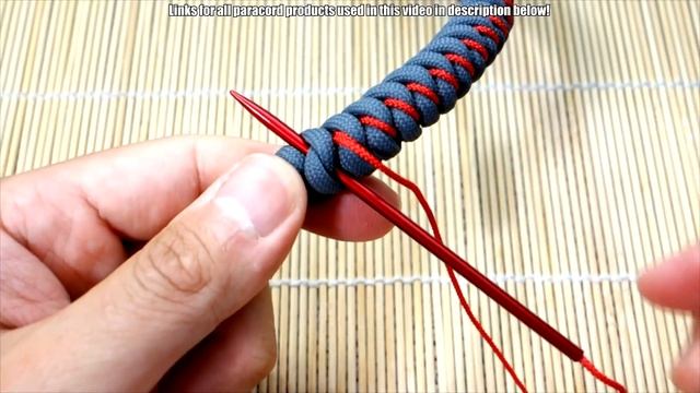 How to Make an Adjustable Stitched Snake Knot Paracord Bracelet Tutorial смотреть онлайн