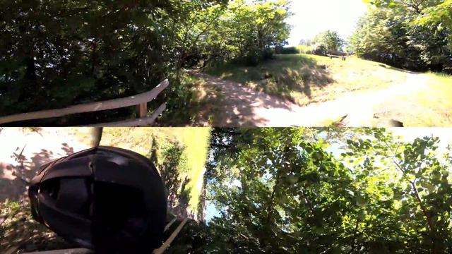 Helligdomsklipperne Gudhjem Bornholm Walk 1 Summer 360°VR смотреть онлайн