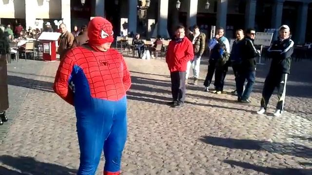spiderman gordo plaza mayor madrid смотреть онлайн