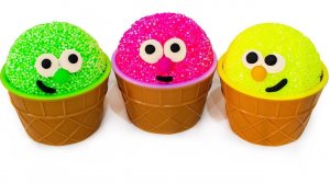 Сюрпризы из Шарикового Пластилина - Учим Цвета и Ищем игрушки из мультиков